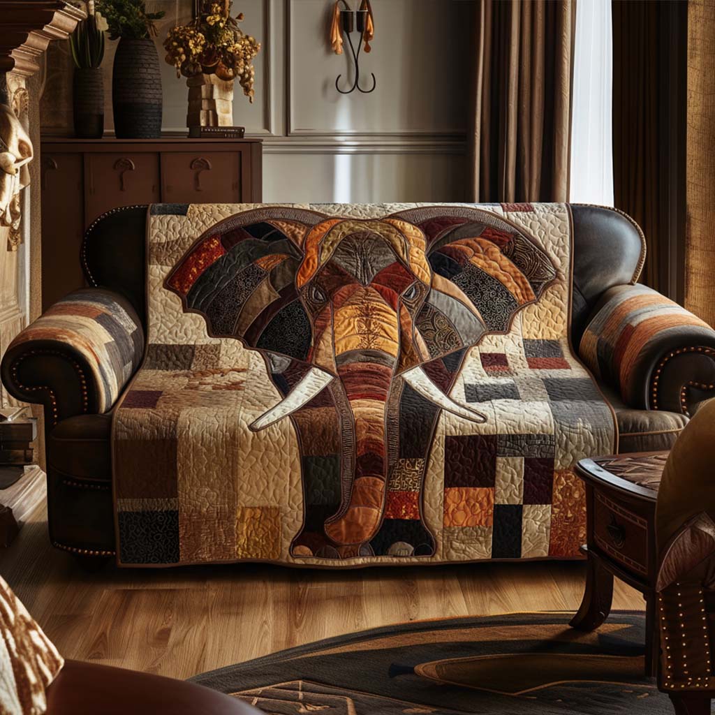 African Gentle Giant Quilted Sofa Cover Sofa Cushion Covers Camping Gifts For Couples