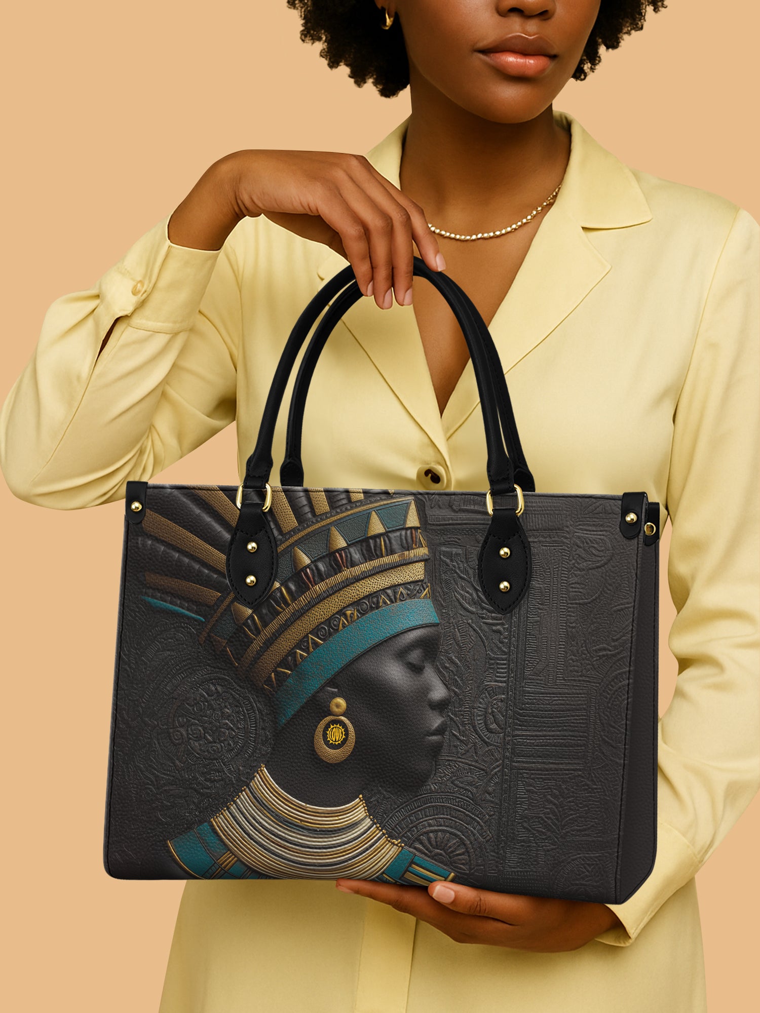 African Women Leather Handbag Color Kings Themed Best African American Gifts For Color Women