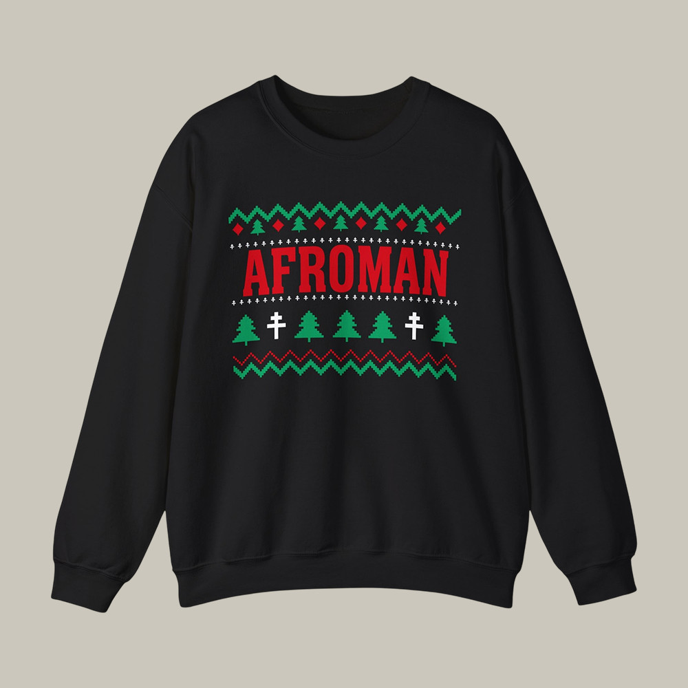 Afroman Christmas Graphic Sweatshirt Rap Music Apparel Good Gift For Afroman Lovers
