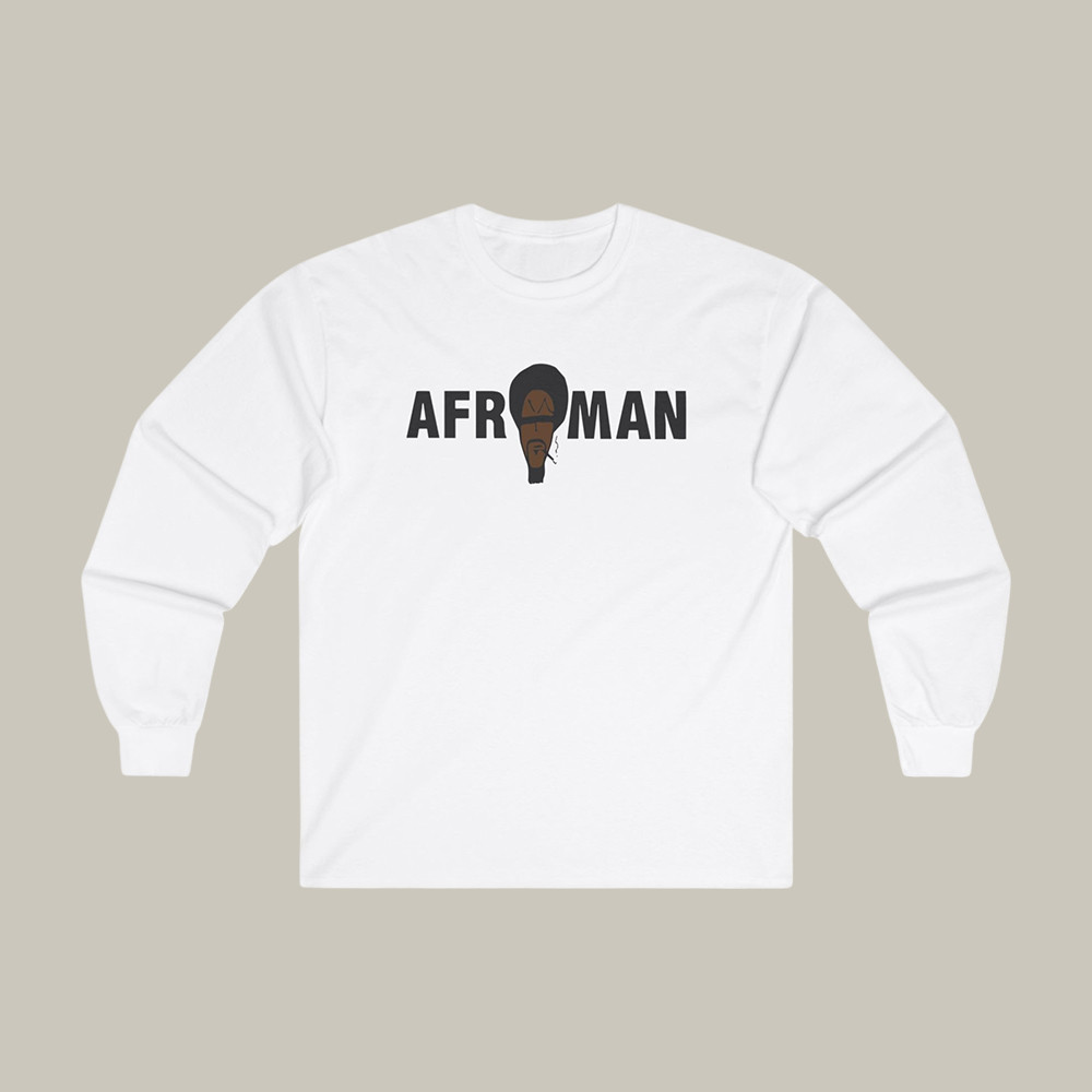 Afroman Portrait Design Long Sleeve Shirt Rap Music Apparel Cool Gift For Afroman Lovers