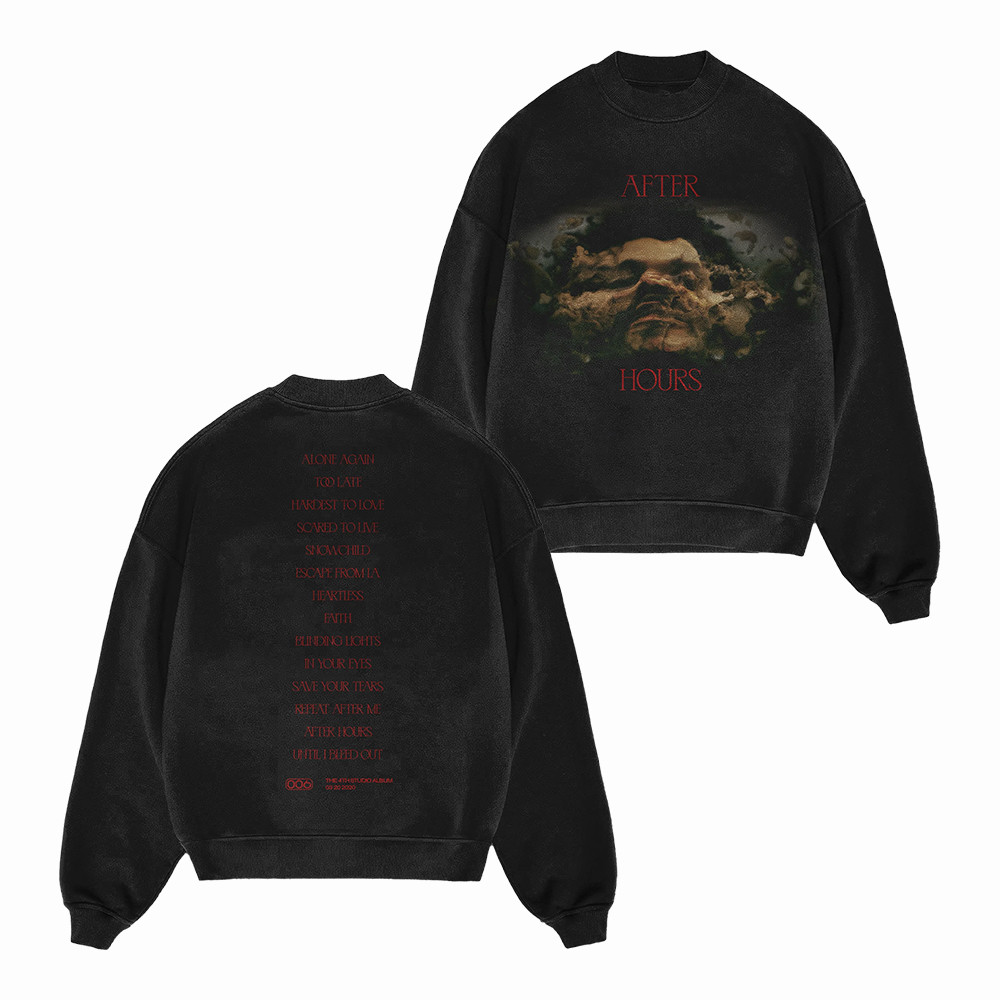 After Hours The Weekend Sweatshirt After Hours Album Merch The Weekend Lover Present