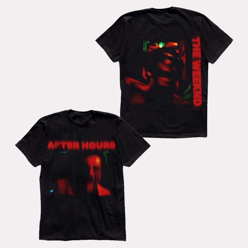 After Hours Til Dawn Tour Merch T-Shirt The Weeknd x Asap Rocky x Art Dealer For Awge
