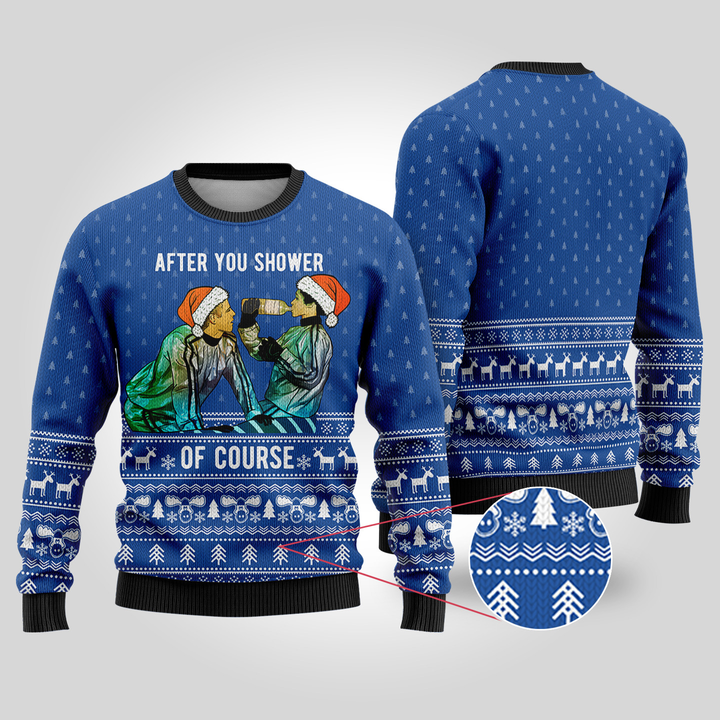 After Shower National Lampoon Royal Christmas Sweater Christmas Merch Gift That Brings Joy and Warmth