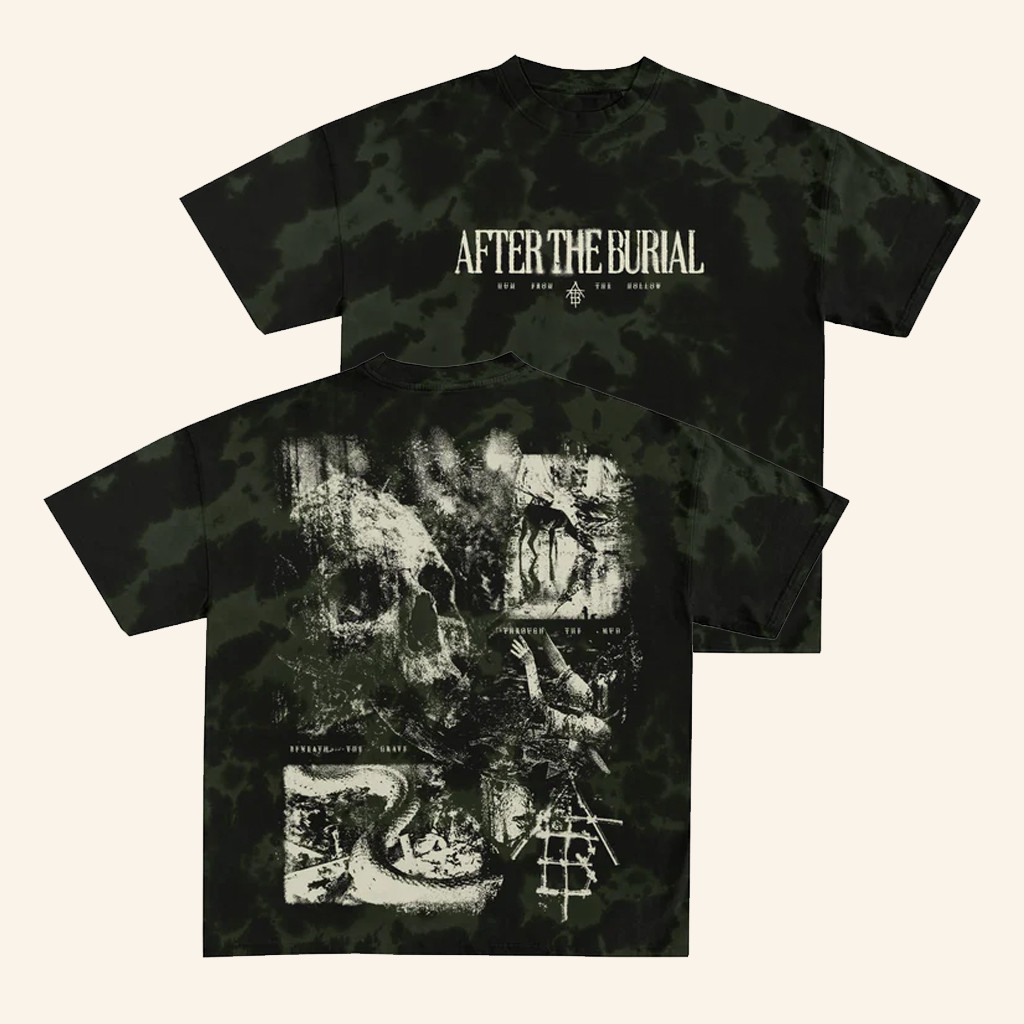 After The Burial Merch Hollow Olive And Black Dye T-Shirt Christmas Gifts For Boyfriend After The Burial Merch Hollow Olive And Black Dye T-Shirt Christmas Gifts For Boyfriend