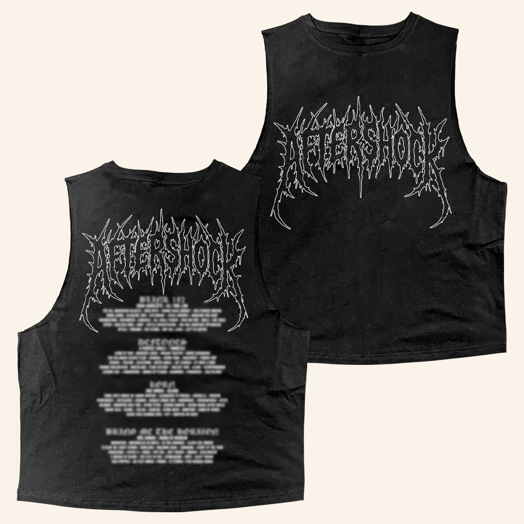 Aftershock Merch Aftershock Metal Logo Tank Top Gifts For Music Enthusiasts Aftershock Merch Aftershock Metal Logo Tank Top Gifts For Music Enthusiasts