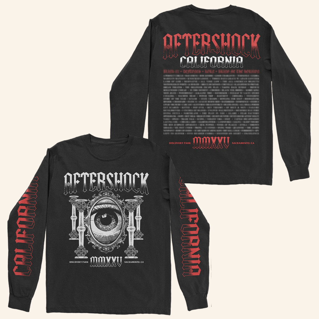 Aftershock Merch Night Overseer California Long Sleeve Shirt Presents For Music Lovers Aftershock Merch Night Overseer California Long Sleeve Shirt Presents For Music Lovers