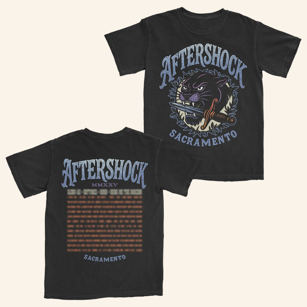 Aftershock Merch Sharp Tongue T-Shirt Music Lover Gift Ideas For Him Aftershock Merch Sharp Tongue T-Shirt Music Lover Gift Ideas For Him
