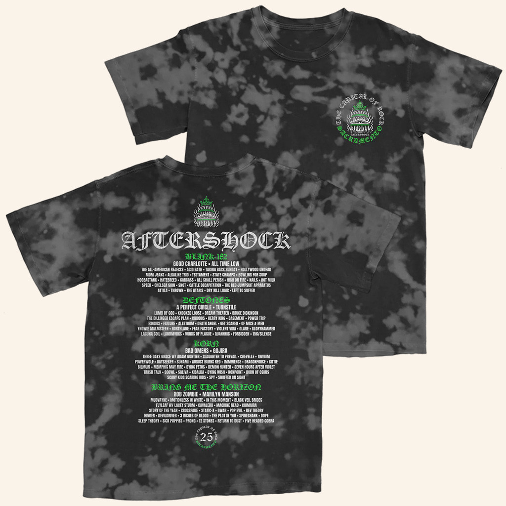 Aftershock Merch Smoke And Mirrors 2025 T-Shirt Music Related Gifts For Guys Aftershock Merch Smoke And Mirrors 2025 T-Shirt Music Related Gifts For Guys