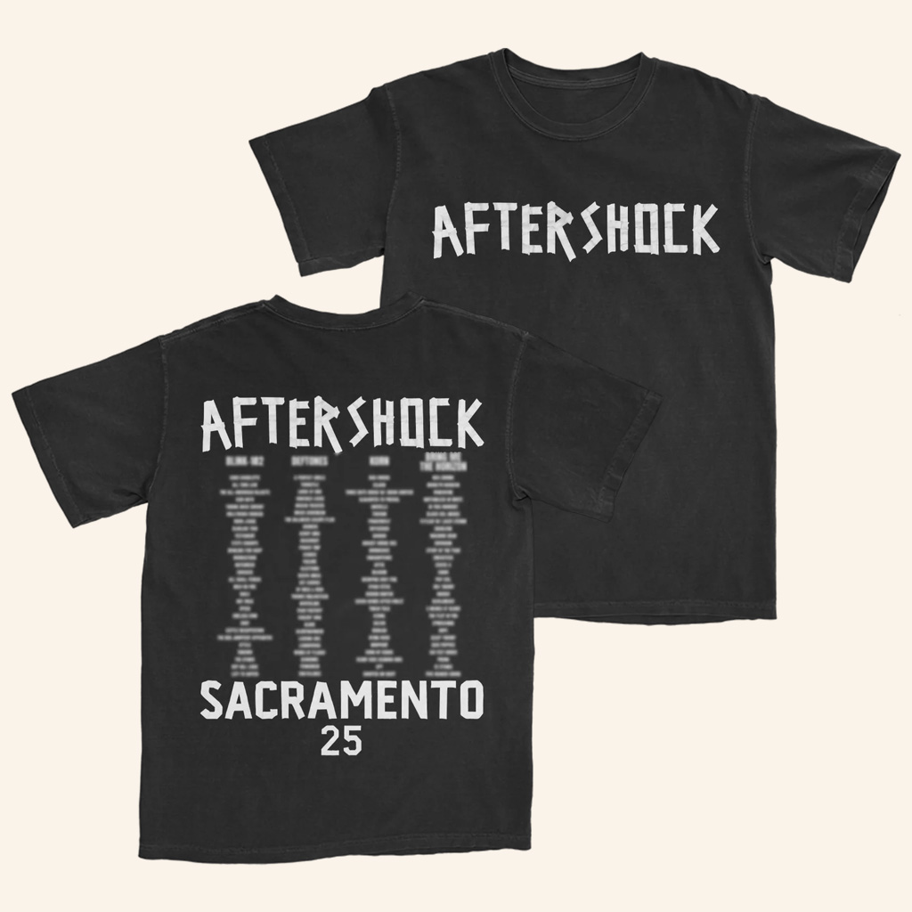 Aftershock Merch Tape Up Sacramento Lineup 2025 T-Shirt Presents For Music Lovers Aftershock Merch Tape Up Sacramento Lineup 2025 T-Shirt Presents For Music Lovers