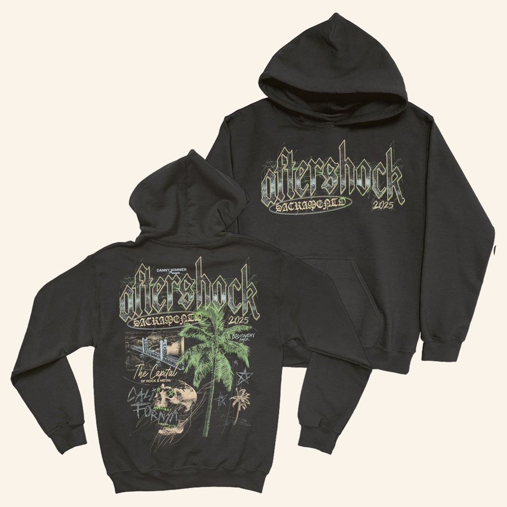 Aftershock Merch The Capital Of Rock Hoodie Music Related Gifts For Guys