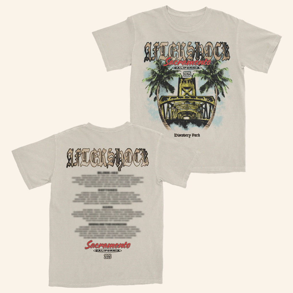 Aftershock Merch The Crossing Sacramento Lineup 2025 T-Shirt Gifts For Music Lovers Aftershock Merch The Crossing Sacramento Lineup 2025 T-Shirt Gifts For Music Lovers