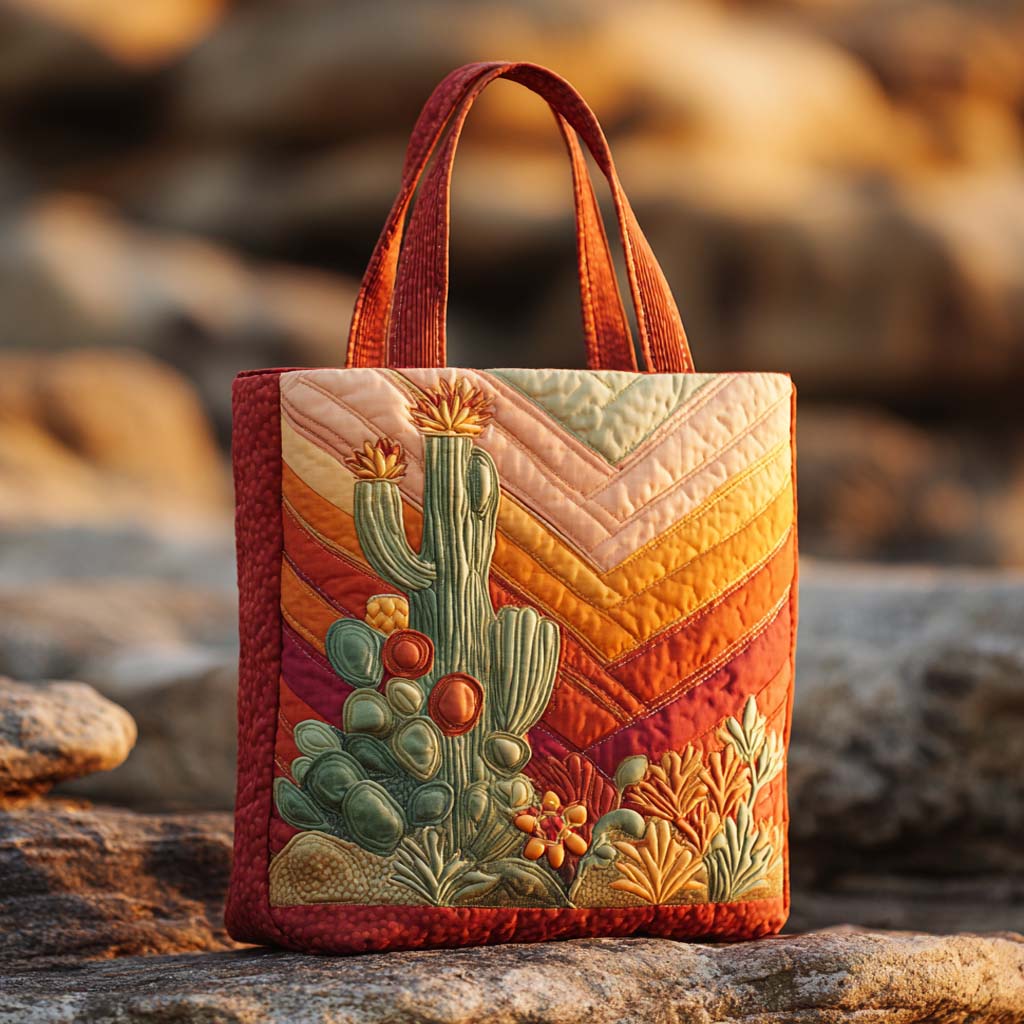 Agave Gold Quilted Tote Bag Birthday Presents For Cat Lovers