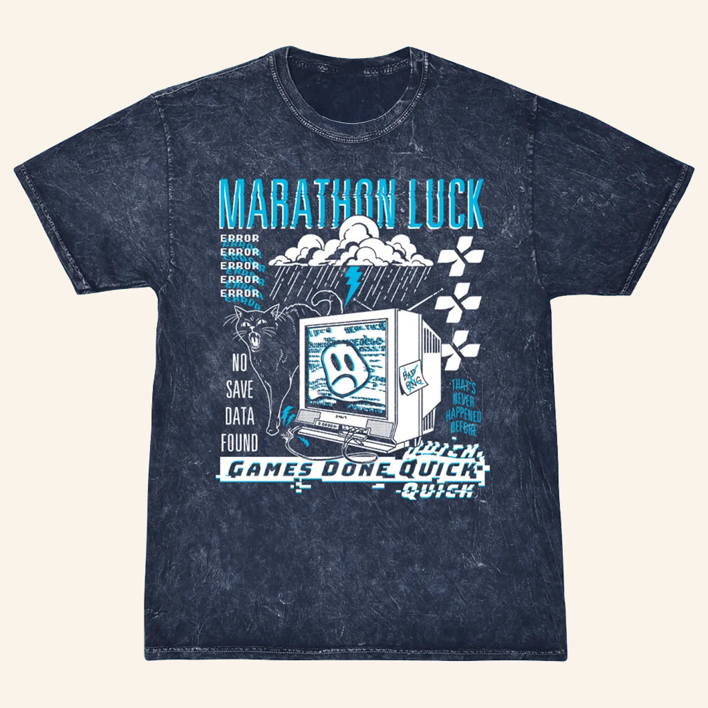 AGDQ Merch GDQ Marathon Luck T-Shirt Gifts Ideas For Brothers