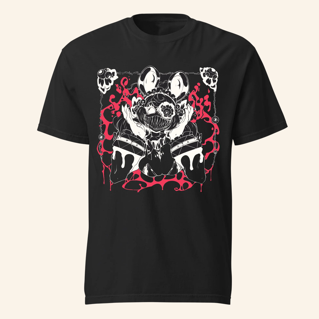 Agent Ink Merch Ironmouse Mousequinn T-Shirt Fan Apparel Gifts For Daughter