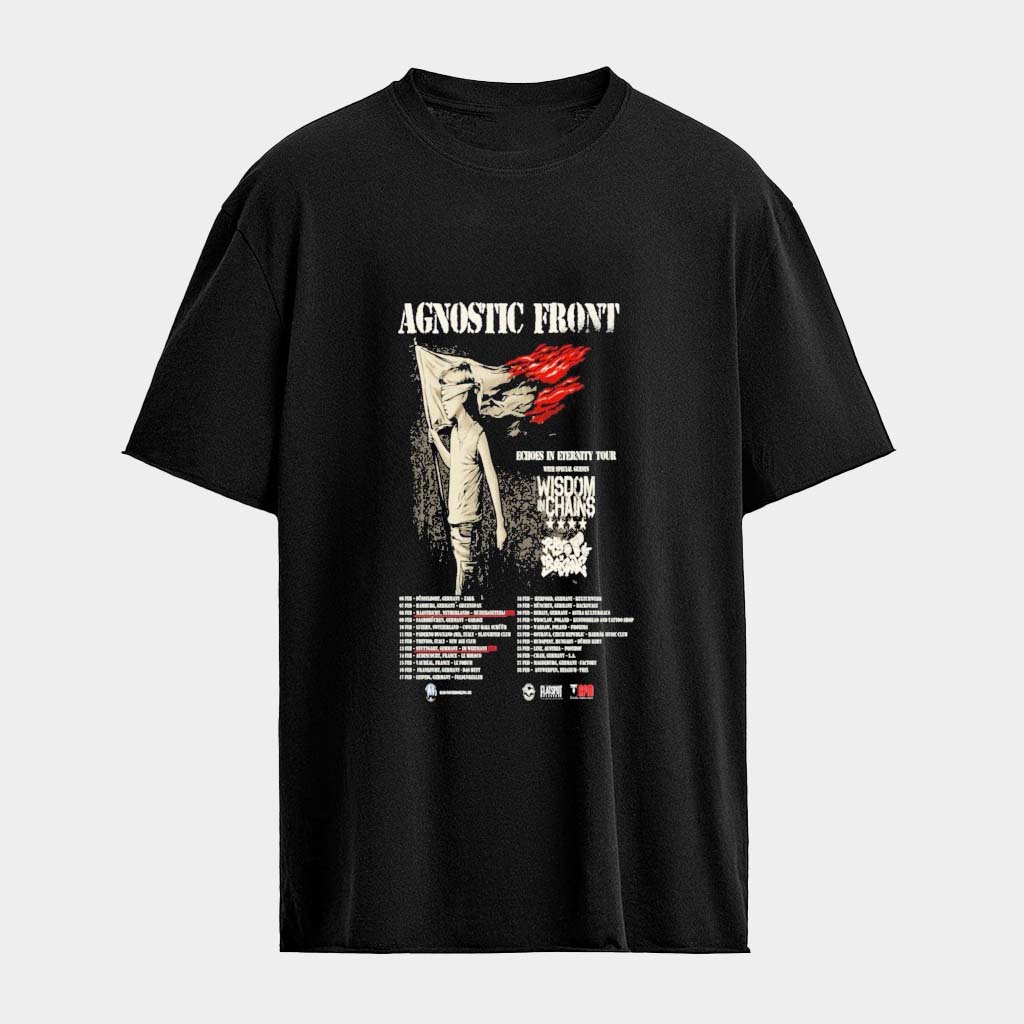 Agnostic Echoes In Eternity Tour 2026 T-Shirt Gifts For Music Lovers