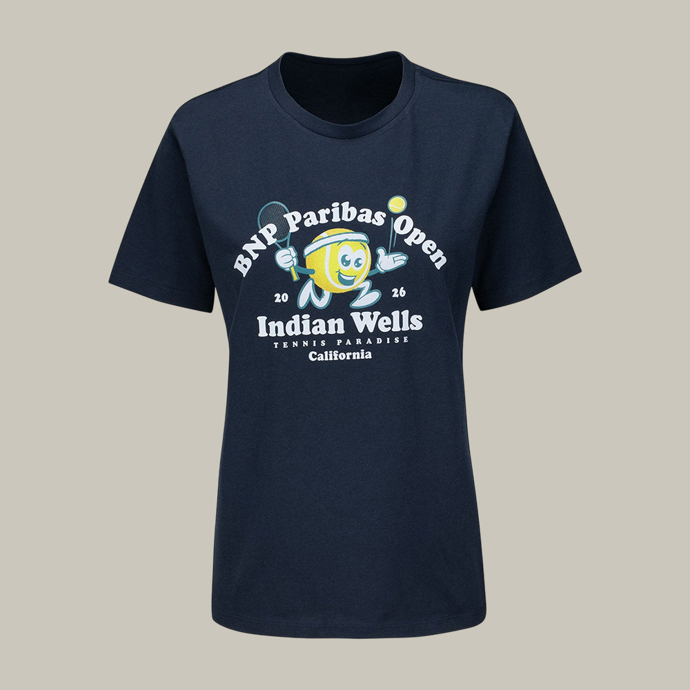 Ahead BNP Paribas Open Tennis Ball Guy T-Shirt 2026 BNP Paribas Open Clothes Fan Gift For Wife