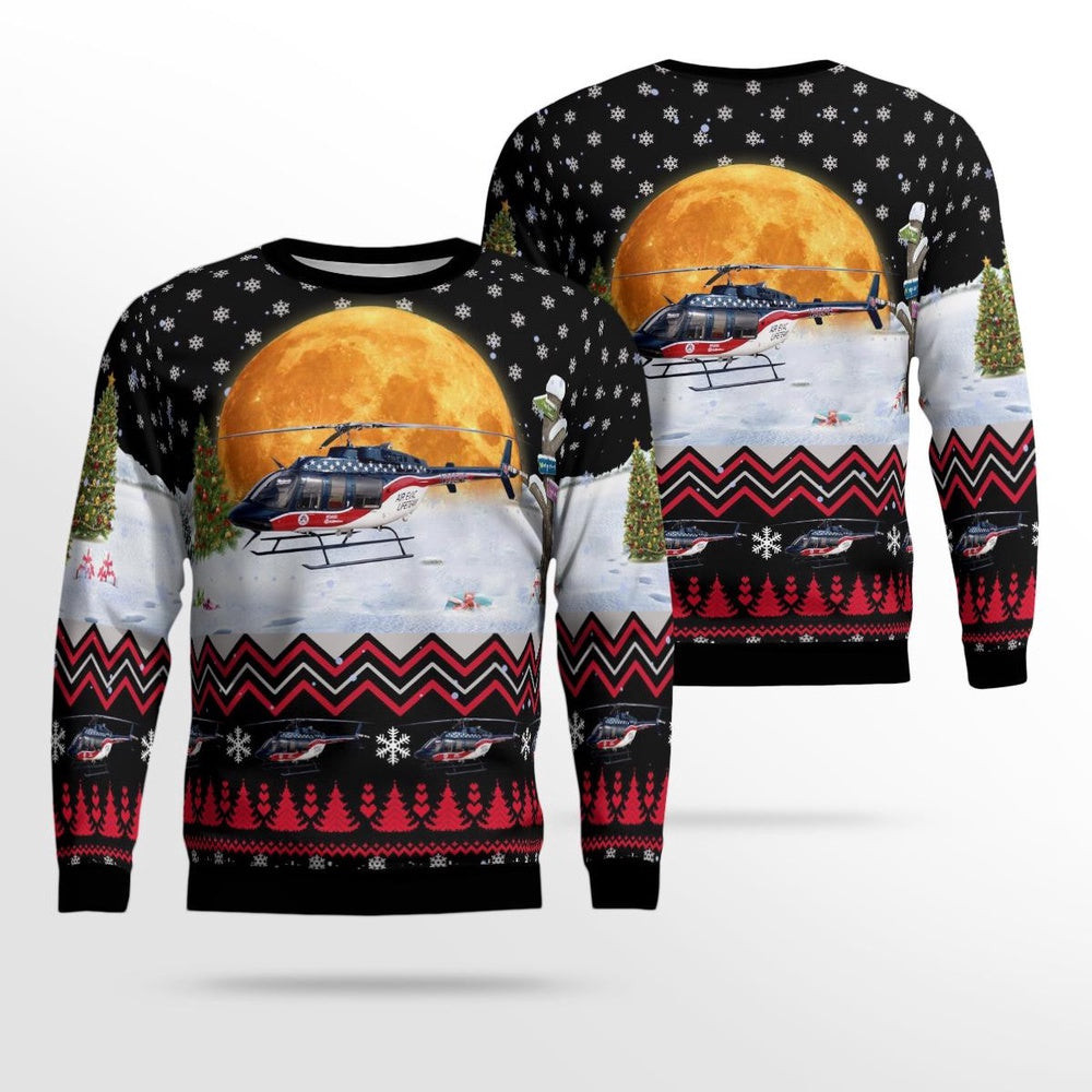 Air Evac 11 Mount Vernon IL AOP Ugly Sweater Xmas Unisex Sweater Christmas Gifts for Men Women