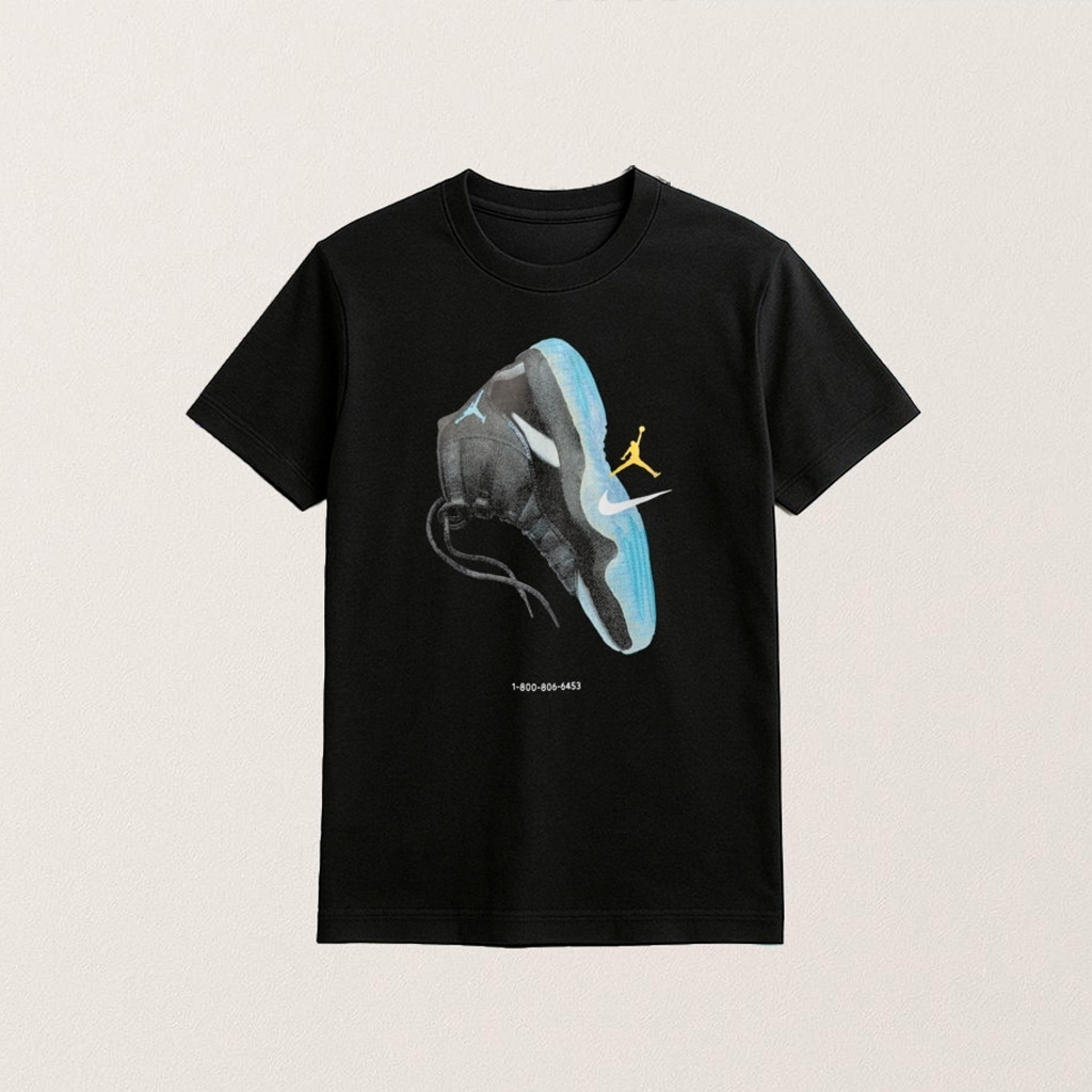 Air Jordan 11 Gamma Blue Shirt Graphic T-Shirt Gifts Ideas For Boyfriend