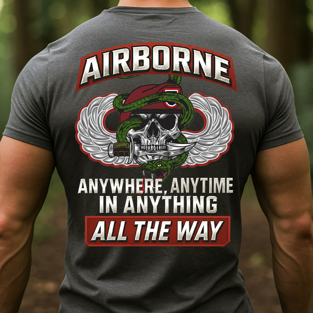 Airborne Paratrooper AATW Shirt Best Gift for Veterans Day