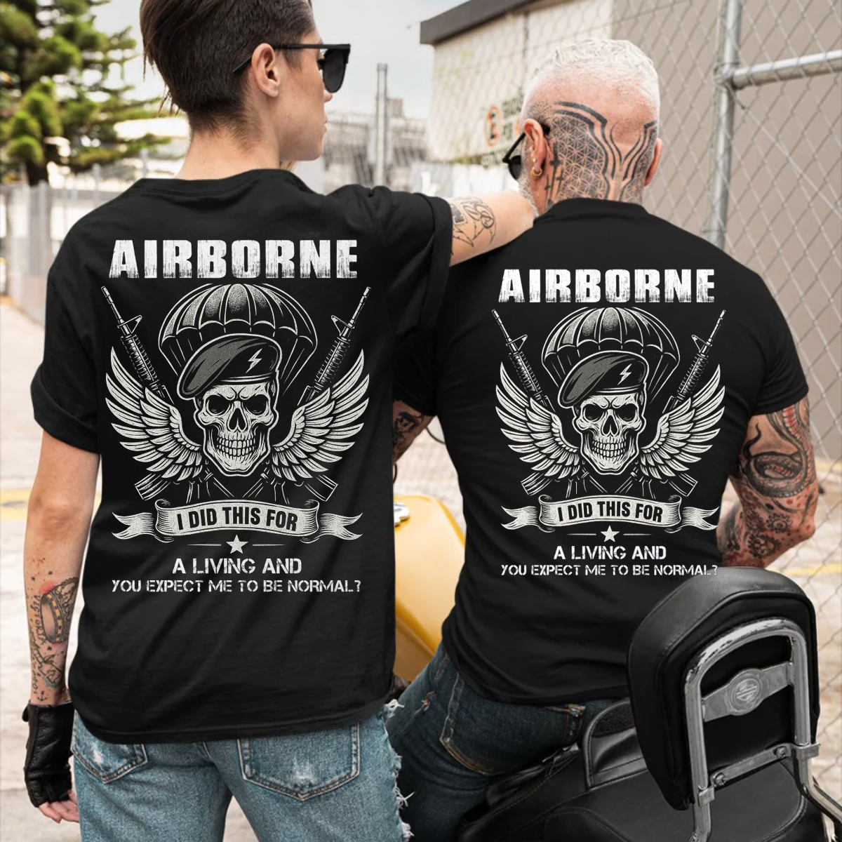 Airborne Paratrooper Shirt Military Veteran Shirt Perfect Veterans Day Gift for Him