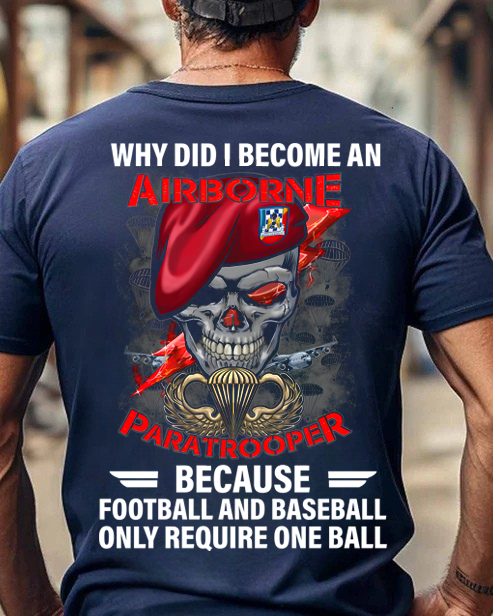 Airborne Paratrooper Veteran Shirt Military Service Pride Perfect Gift for Veterans Day