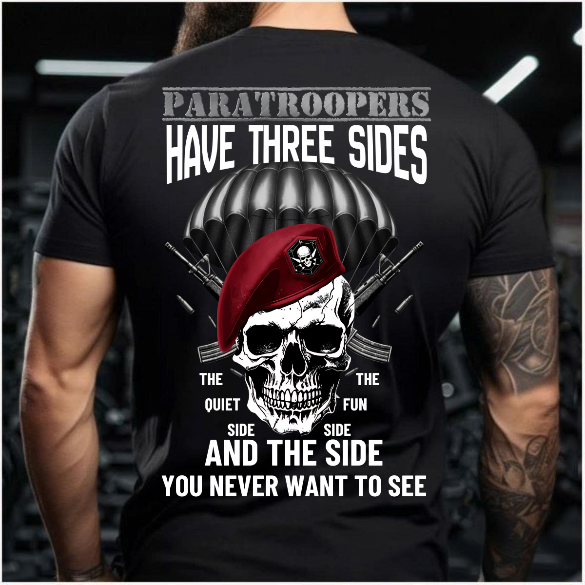 Airborne Veteran T-Shirt Veterans Apparel Military Pride Tee Gift for Dad