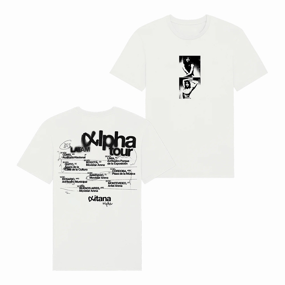 Aitana Merch Alpha Tour Latam T-Shirt Aitana Clothing Best Present For Boyfriend