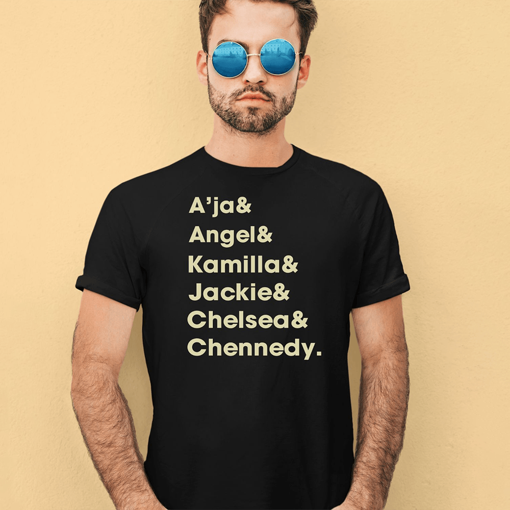 Aja And Angel And Kamilla And Jackie And Chelsea And Chennedy Shirt Gifts For Dad Aja And Angel And Kamilla And Jackie And Chelsea And Chennedy Shirt Gifts For Dad