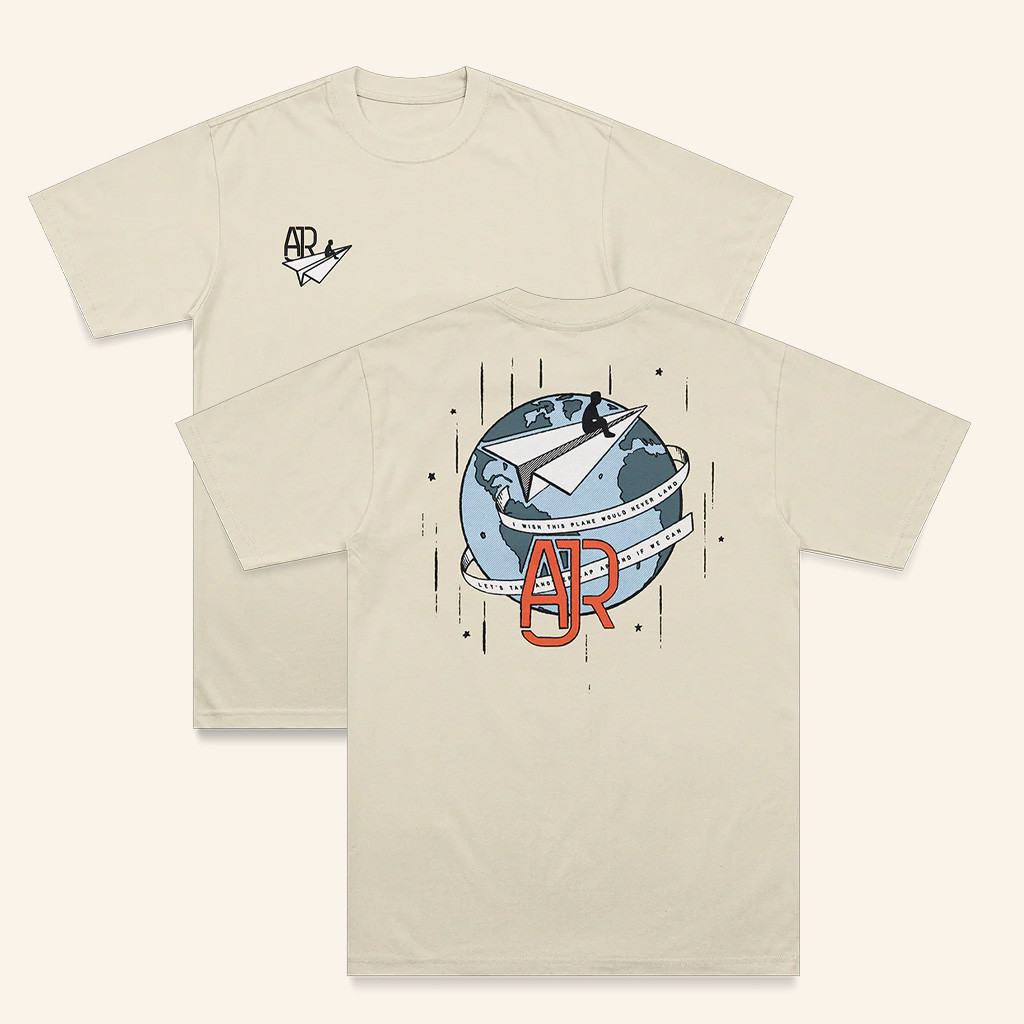 AJR Brothers Merch Paper Plane T-Shirt Christmas Gift Ideas For Fans