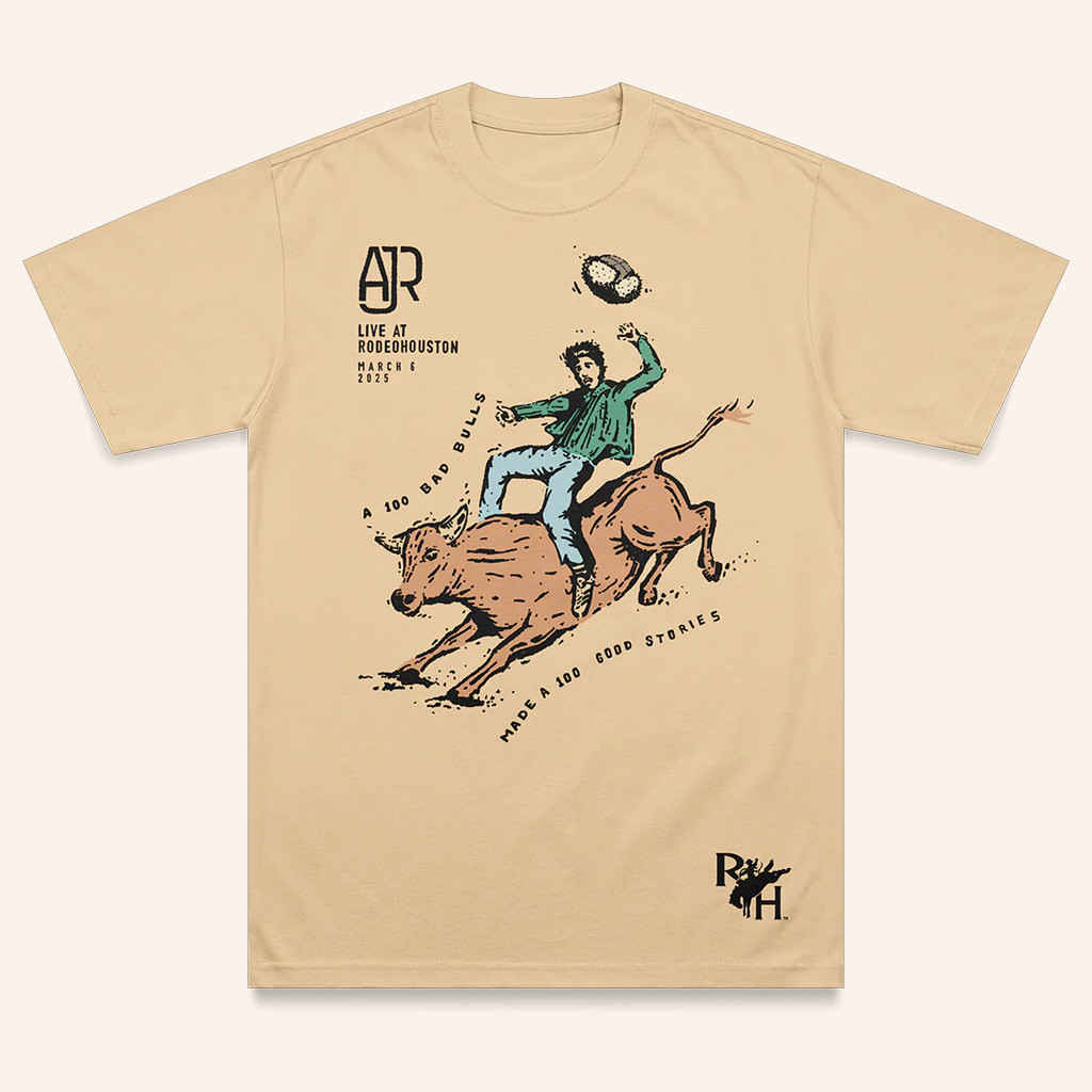 AJR Merch Bucking Bronco 2025 T-Shirt Husband Christmas Gift Ideas AJR Merch Bucking Bronco 2025 T-Shirt Husband Christmas Gift Ideas