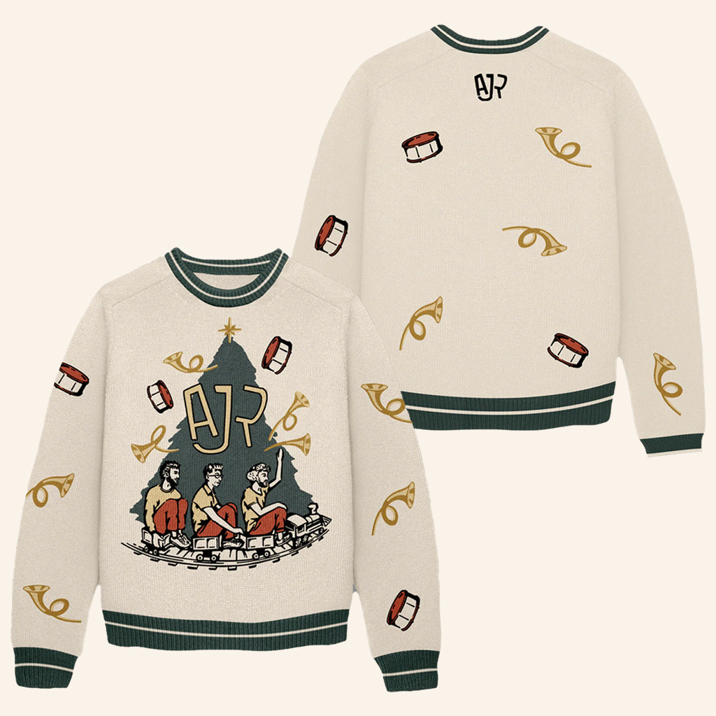 AJR Merch Christmas Tree Sweater Christmas Presents For Pop Fans