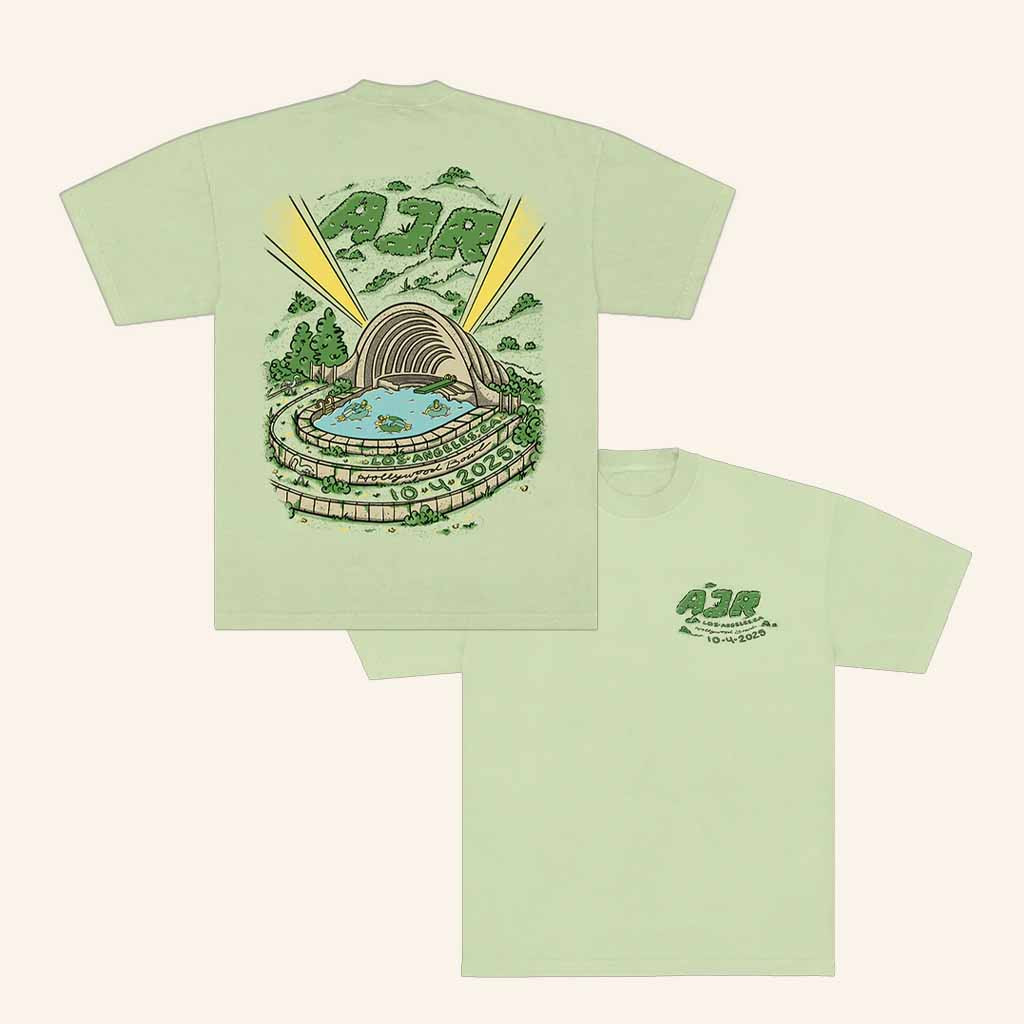 AJR Merch Los Angeles Hollywood Bowl Tour T-Shirt Cool Gifts For Music Lovers AJR Merch Los Angeles Hollywood Bowl Tour T-Shirt Cool Gifts For Music Lovers