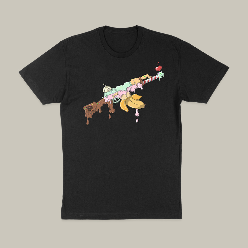Ak Gun Graphic Gfp T-Shirt Gabe Farrell Productions Shirt Streetwear Gift For Him