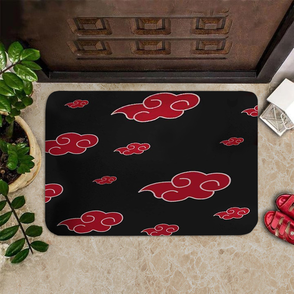 Akatsuki Cloud Naruto Area Doormat Welcome Door Mat Gifts For Fans