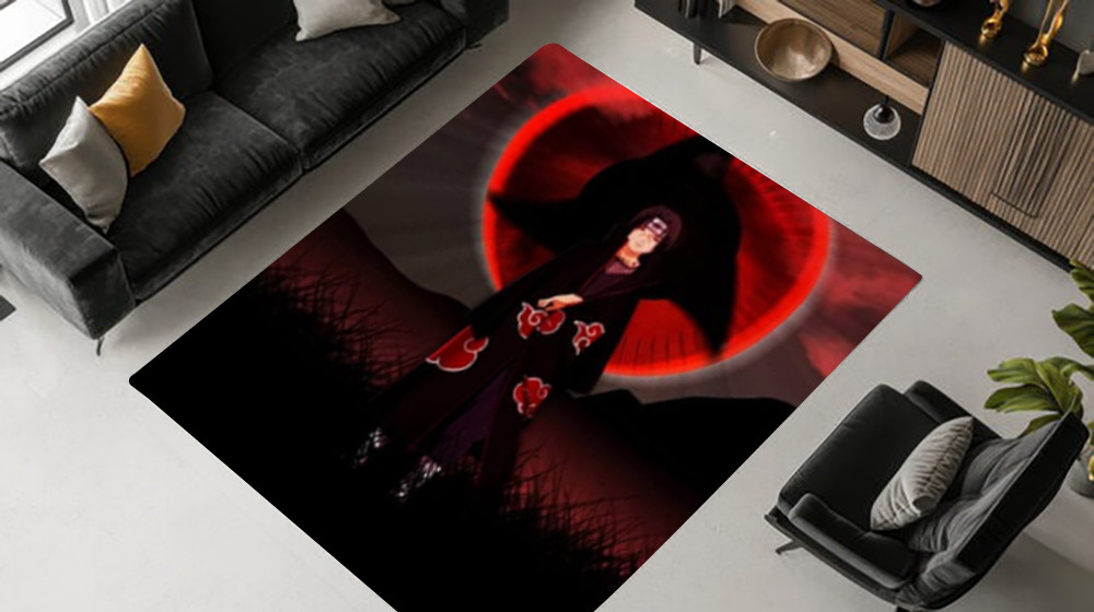 Akatsuki Rug Anime Carpet Mat For Fans Living Room Decorative