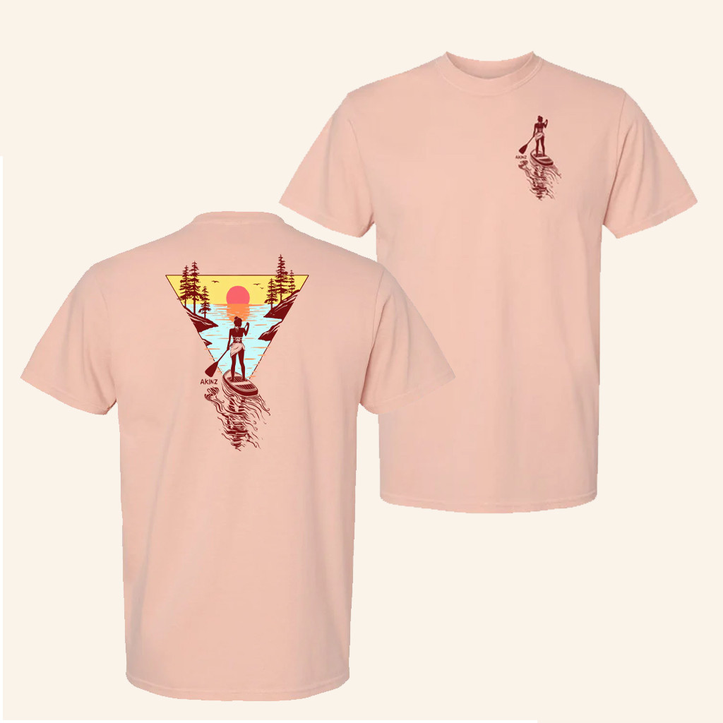 Akinz Merch Golden Hour Paddle Board T-Shirt Christmas Gifts For Her Akinz Merch Golden Hour Paddle Board T-Shirt Christmas Gifts For Her