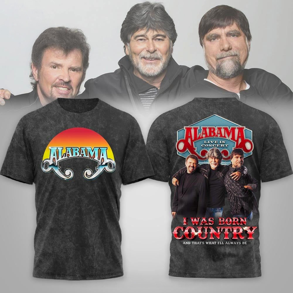 Alabama Live In Concert T-Shirt Alabama Band Fan Apparel Birthday Gift For Dad