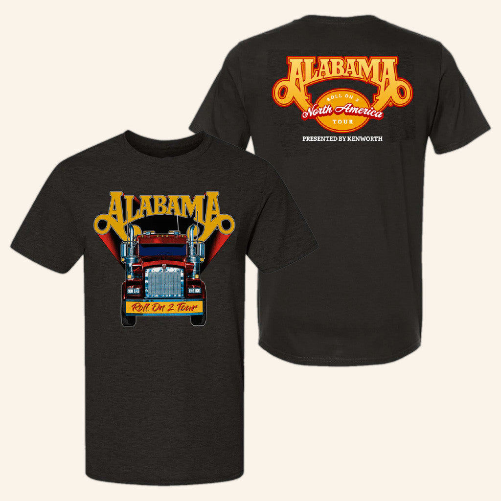 Alabama Merch Tour 2025 Alabama Roll On 2 Tour T-Shirt Gift Ideas For Fans Alabama Merch Tour 2025 Alabama Roll On 2 Tour T-Shirt Gift Ideas For Fans