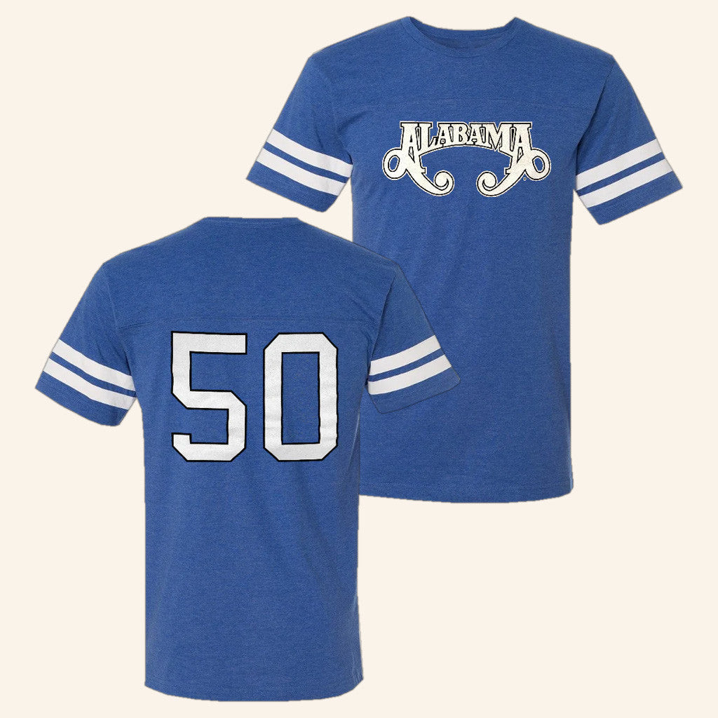 Alabama Merch Tour 2025 Alabama Vintage 50th Jersey Gift Ideas For Dad Alabama Merch Tour 2025 Alabama Vintage 50th Jersey Gift Ideas For Dad