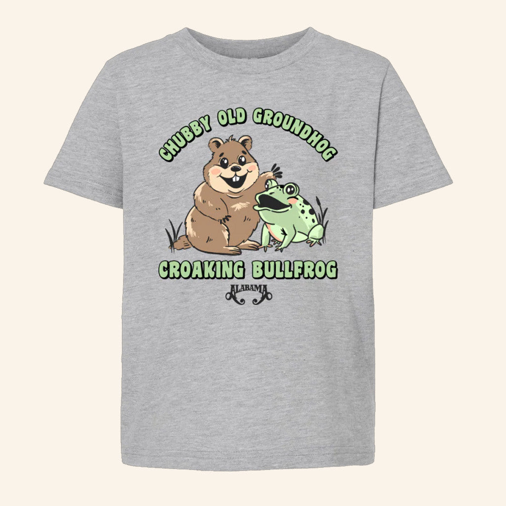 Alabama Merch Tour 2025 Chubby Old Groundhog Croaking Bullfrog T-Shirt Gifts For Friends Alabama Merch Tour 2025 Chubby Old Groundhog Croaking Bullfrog T-Shirt Gifts For Friends