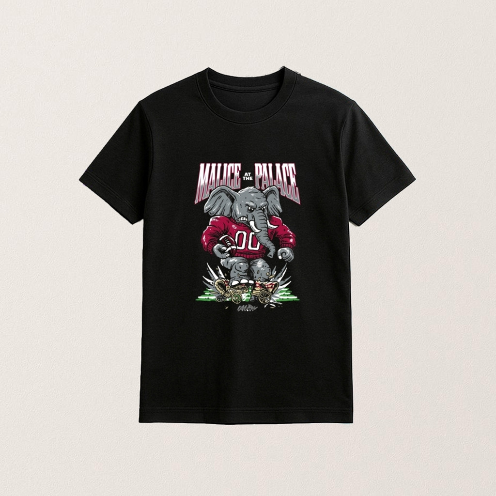 Alabama Rose Bowl Malice At The Palace Elephant Shirt Alabama Football Merch Gifts For Dad