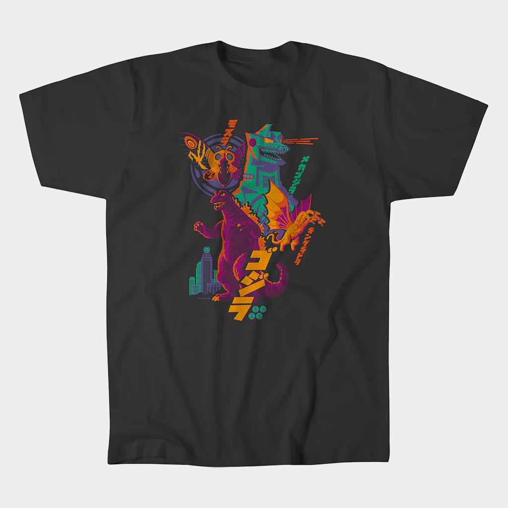 Alamo Drafthouse Merch Godzilla in Color T-Shirt Gift Ideas For Him