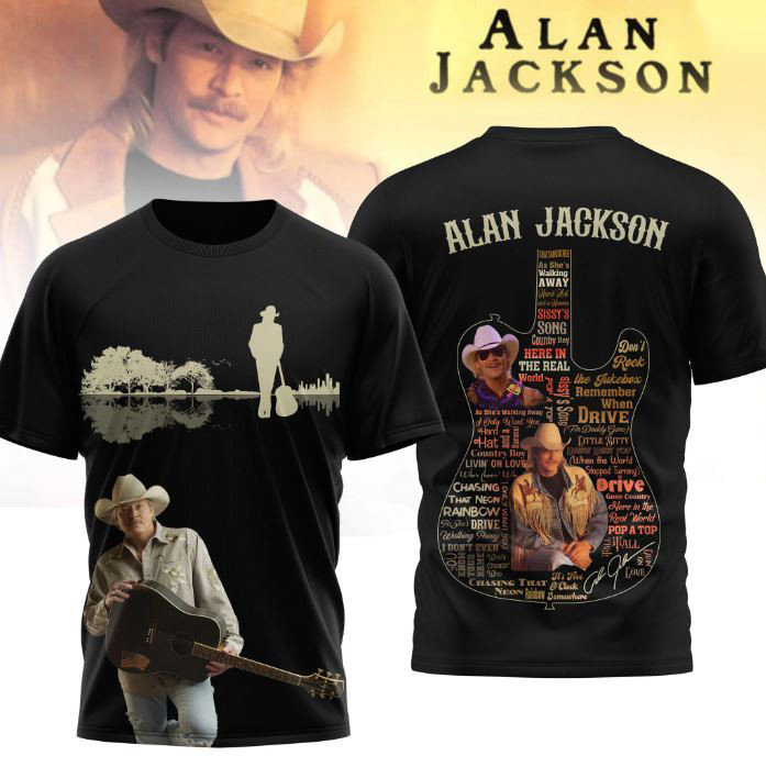 Alan Jackson World Tour 2025 Thank You For The Memories T-Shirt Gifts For Music Lovers