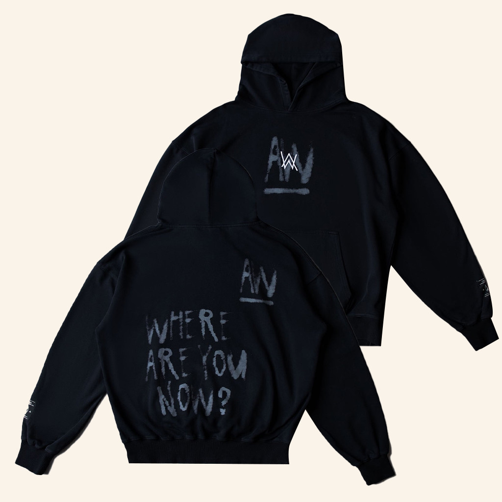 Alan Walker Merch Faded Graffiti Hoodie Where Are You Now Hooded Sweatshirt Gifts For DJ Lovers