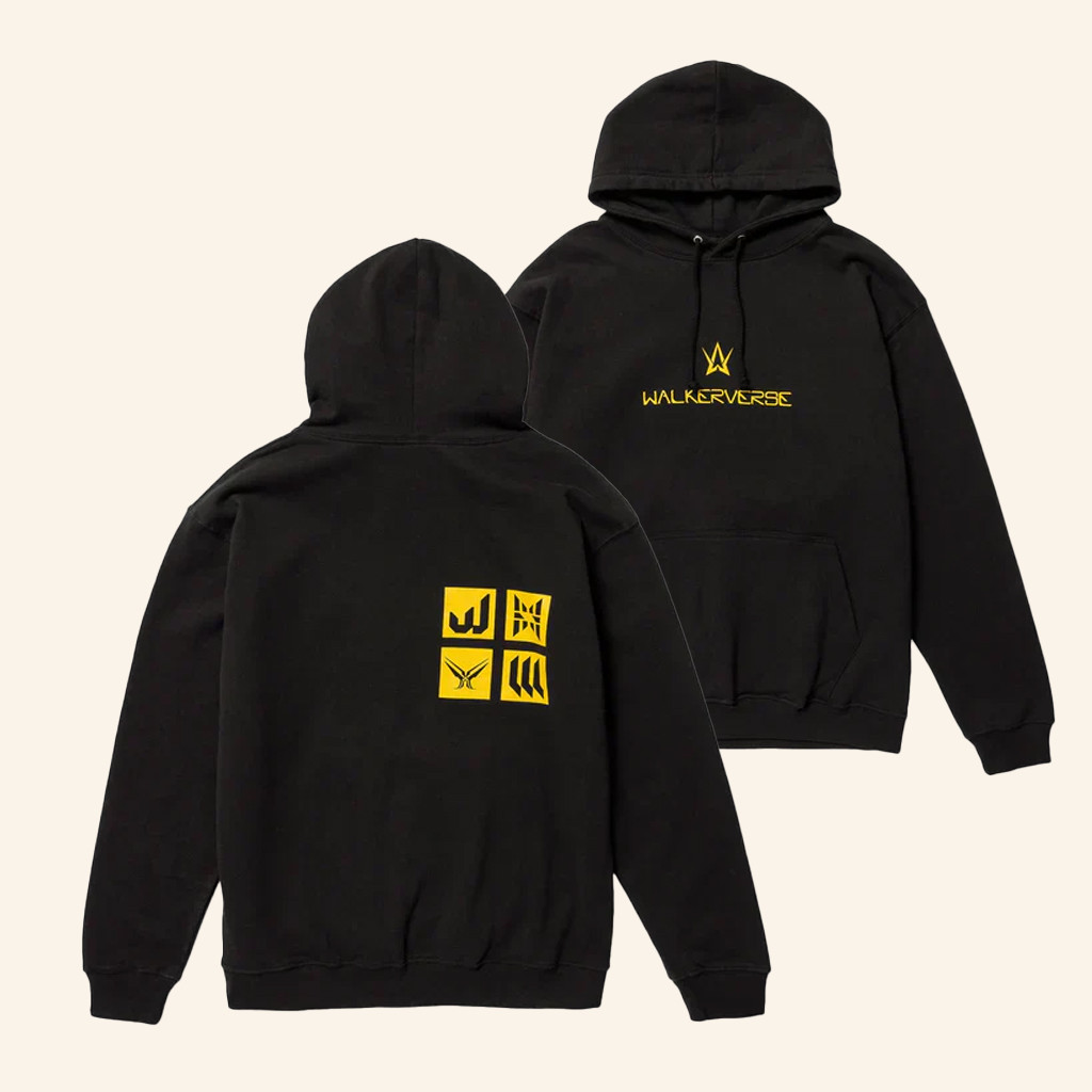 Alan Walker Merch Walkerverse 2 0 Black Hoodie Unique Gifts For Him