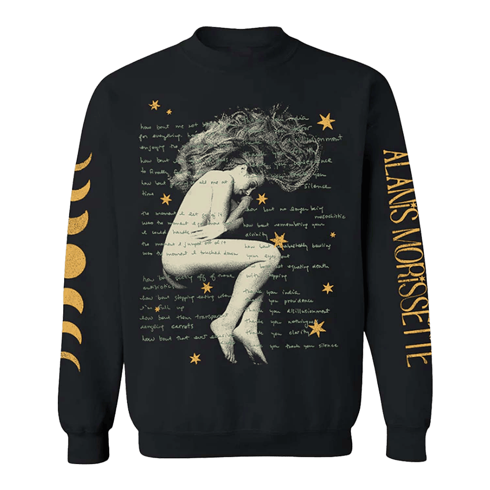 Alanis Merch Celestial Lyrics Crewneck Sweatshirt Gifts For Music Fans Alanis Merch Celestial Lyrics Crewneck Sweatshirt Gifts For Music Fans