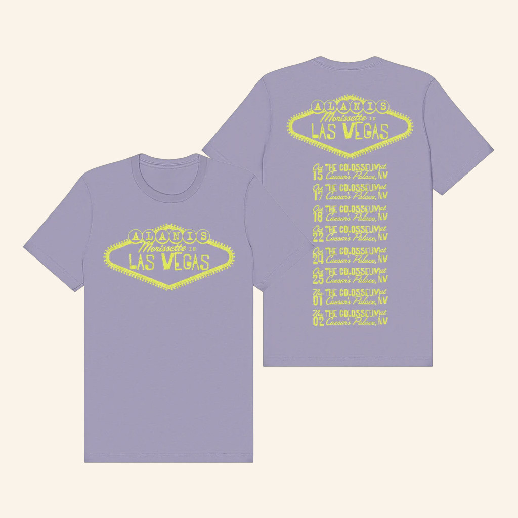 Alanis Morissette Merch Las Vegas Alanis Sign T-Shirt Presents For Music Lovers