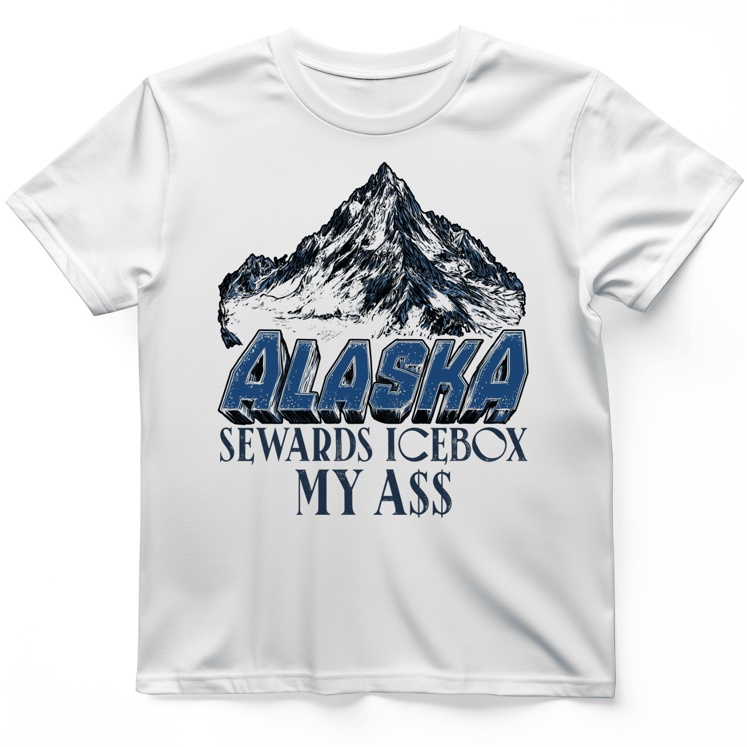 Alaska Seward's Icebox T-Shirt Mountain Graphic Tee Ideas Gifts For Enthusiasts