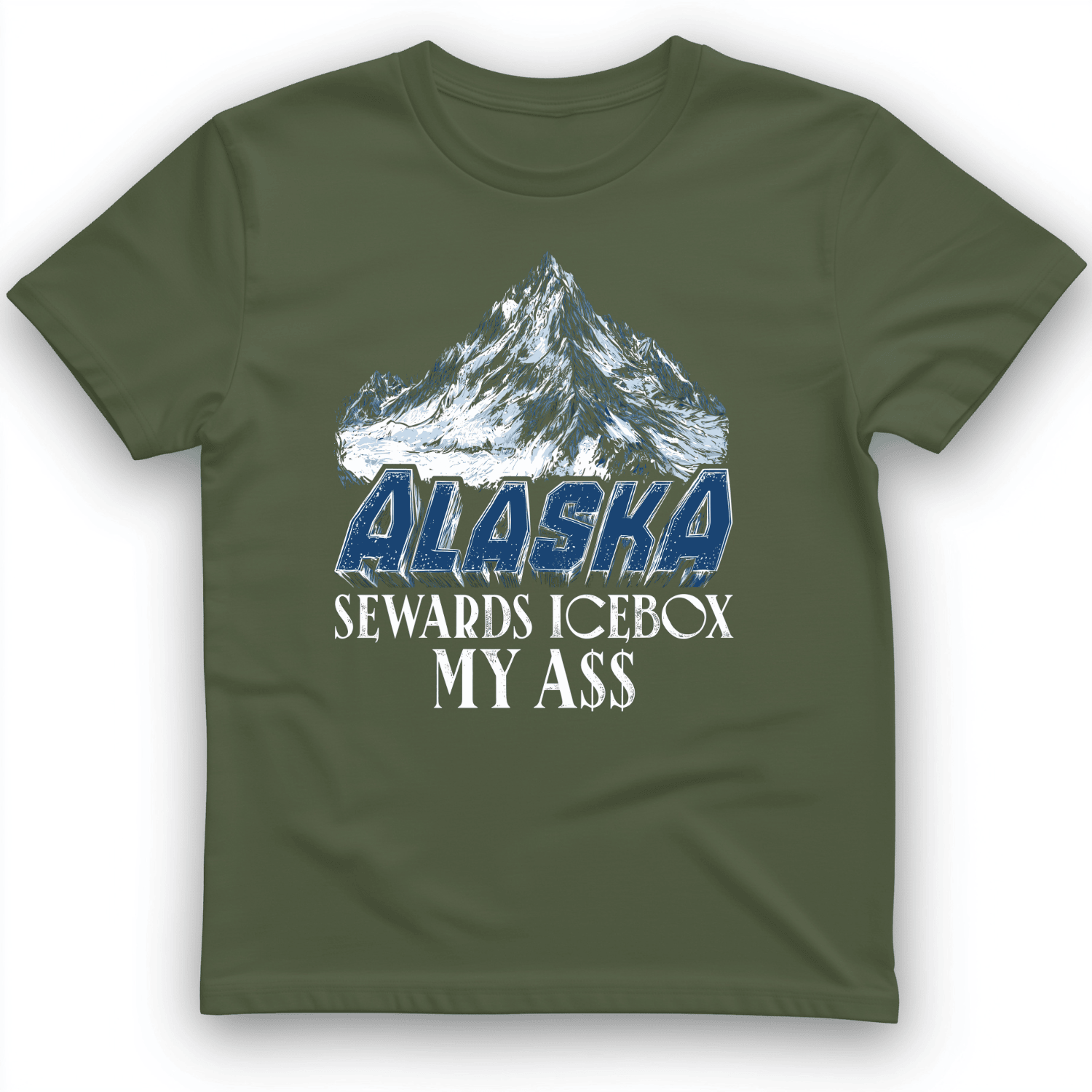 Alaska Seward's Icebox T-Shirt Mountain Graphic Tee Unique Gifts For Climber