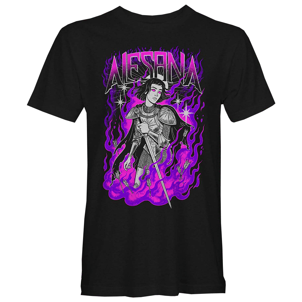 Alesana Merch Joan Of Arc Shirt Birthday Gifts For Music Lovers